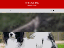 Tablet Screenshot of cjcraftsandgifts.com